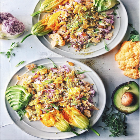 New! Raw shaved purple Salad