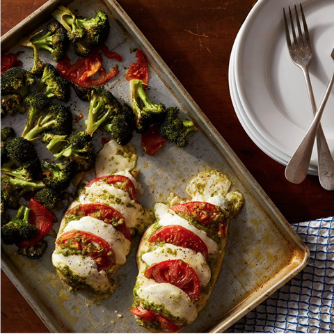 New! Hasselback Caprese Chicken